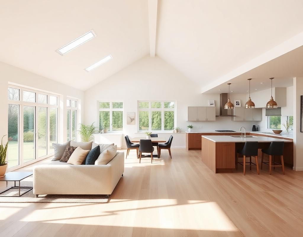 Open-concept main floor